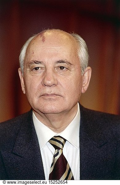 Gorbatschow  Michail  * 2.3.1931  sowjet. Politiker (KPdSU)  Portrait  1997