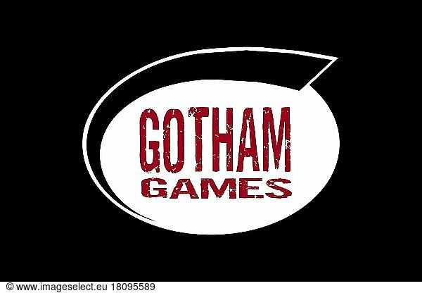 Gotham Games  Logo  Schwarzer Hintergrund