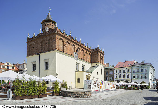 Gotisches Rathaus am Marktplatz  TarnÛw  Woiwodschaft Kleinpolen  Polen