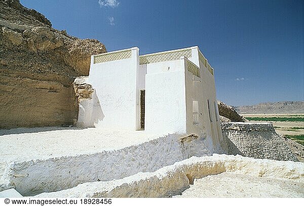 Grabmal von Ahmed bin Issa bei Tarim  Wadi Hadramaut  Jemen  Asien