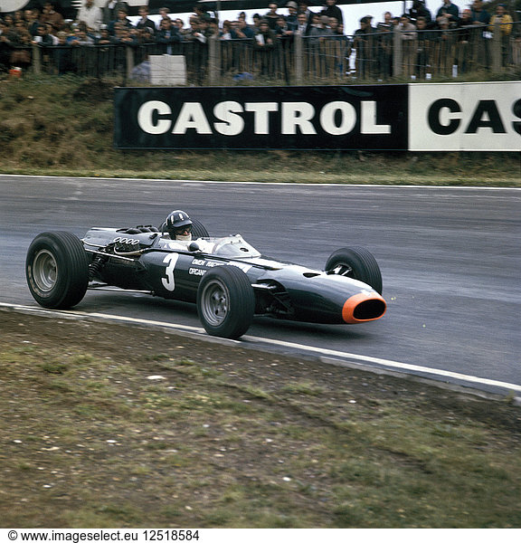 Graham Hill auf einem BRM P261  Großer Preis von Großbritannien  Brands Hatch  Kent  1966. Künstler: Unbekannt