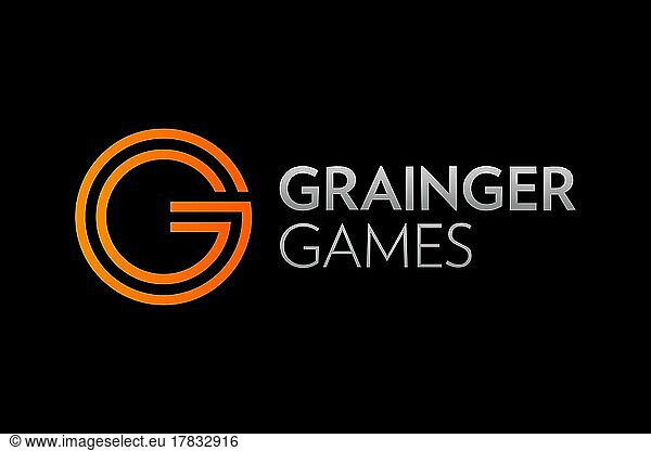 Grainger Games  Logo  Schwarzer Hintergrund