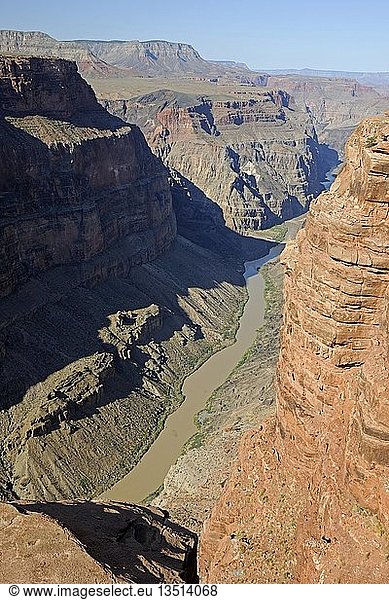 Grand Canyon North Rim  Toroweap Point  Colorado River  Arizona  USA  Nordamerika