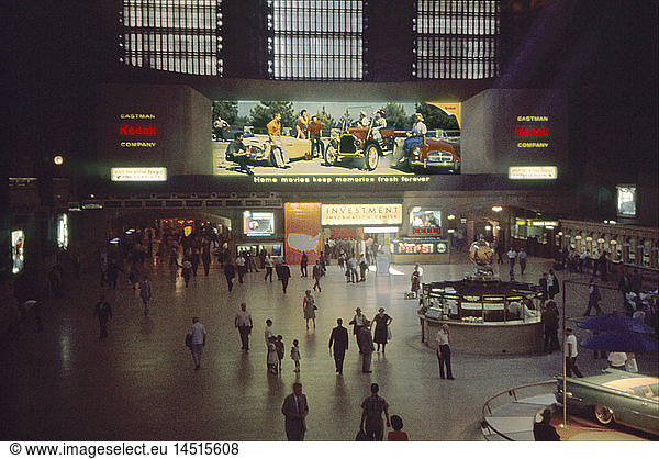Grand Central Terminal  Main Concourse  New York City  New York  USA  July 1961
