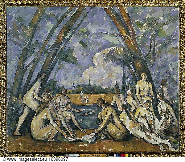 grandes baigneuses grandes baigneuses paul cÉzanne impressionism life