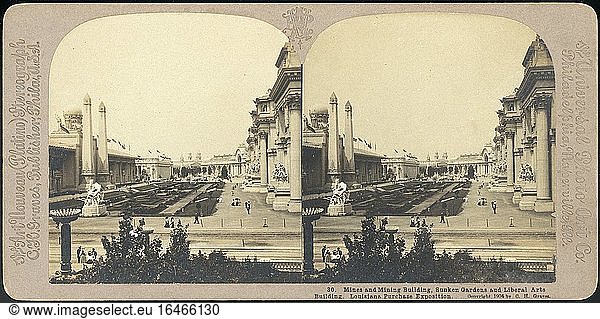 Graves  C. H. 1855–1920.Group of 47 Stereograph Views of the 1904 St. Louis World’s Fair and Louisiana Purchase Exposition  ca. 1850–1919.Albumen silver prints.Inv. Nr. 1982.1182.2038–.2084New York  Metropolitan Museum of Art.