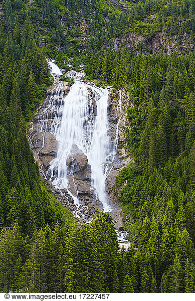 Grawa Falls Stubai Valley  Tyrol  Austria
