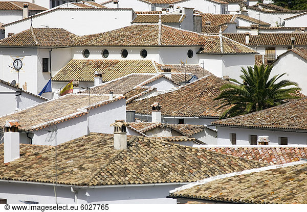 Grazalema  eines der weißen Dörfer  Provinz Cádiz  Andalusien  Spanien  Europa