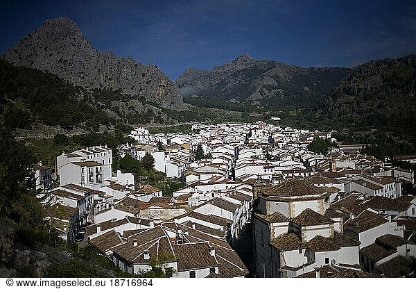 Grazalema village  Cadiz Province  Andalusia  Spain  May 25  2010.