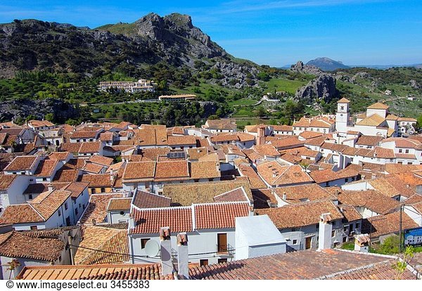 Grazalema  White Towns of Andalusia  Sierra de Grazalema Natural Park. Cadiz province  Andalusia  Spain