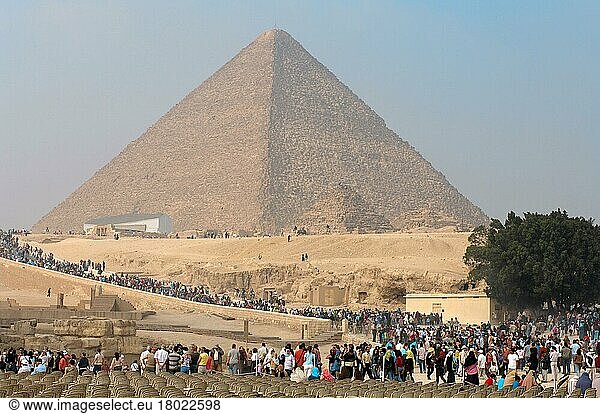 Great Pyramid of Cheops  sun barque  tourists  pyramids of giza  giza  pyramid of cheops  egypt