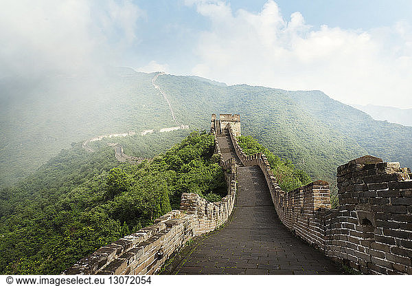 Great Wall Of China against sky