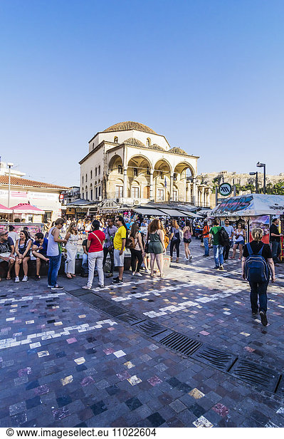 Greece,  Athens,  Market on Monasteraki square