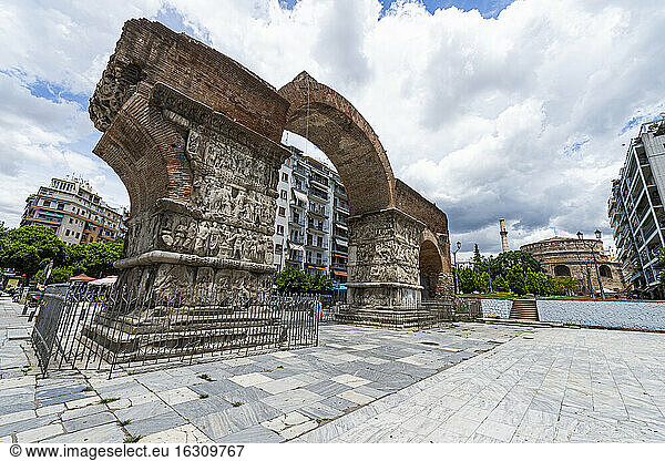 Greece  Central Macedonia  Thessaloniki  Ancient Arch of Galerius