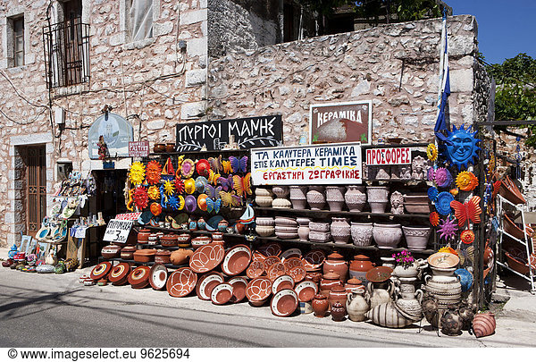 Greece  Mani peninsula  souvenir shop