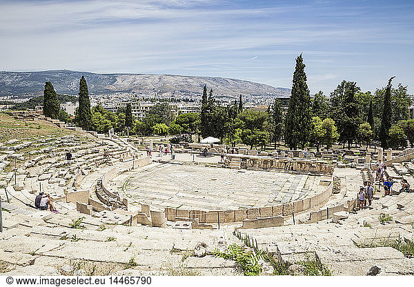 Griechenland  Athen  Akropolis  Theater des Dionysos