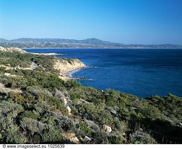 Griechenland  Dodecanese  Rhodos Monolithos  Akra Fourni  Cape Furni  Küstenlandschaft