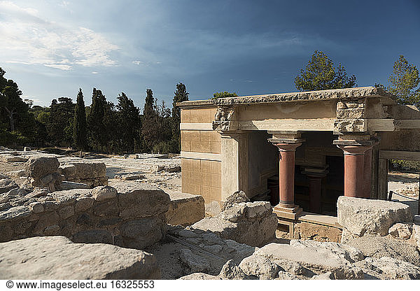 Griechenland  Kreta  archäologische Stätte von Knossos