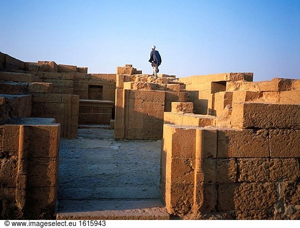 Griechisch-lateinische archäologische Stätte von Karanis. Fayum Region. Ägypten