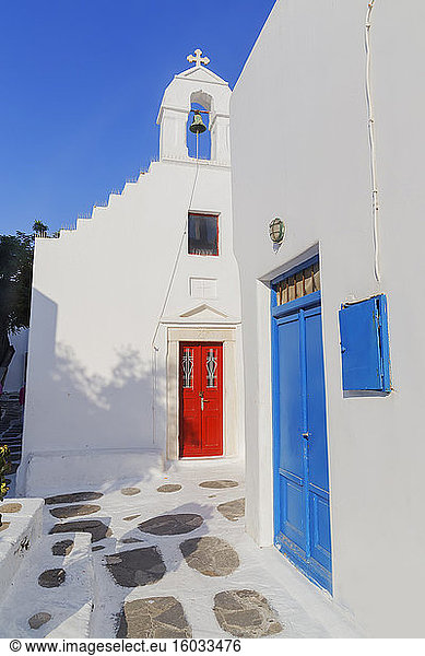 Griechisch-Orthodoxe Kapelle  Stadt Mykonos  Mykonos  Kykladen  Griechische Inseln  Griechenland  Europa