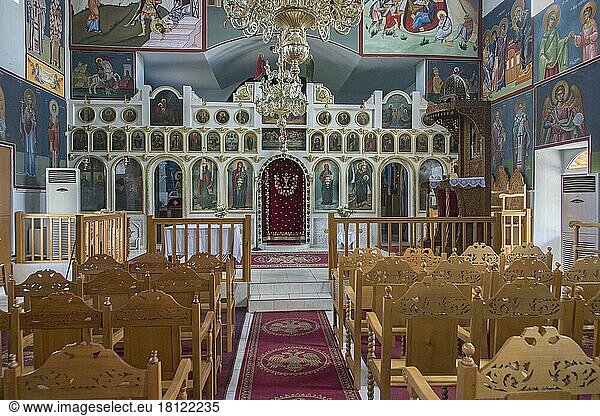 Griechisch-orthodoxe Kirche  Limnochori  Kerkini See  Giechenland