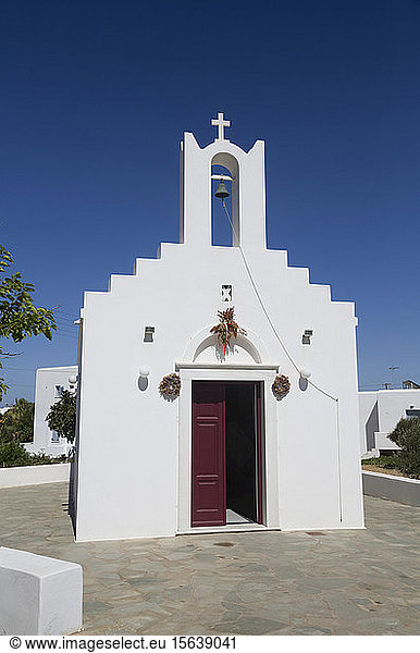 Griechisch-orthodoxe Kirche; Naoussa  Insel Paros  Kykladen  Griechenland