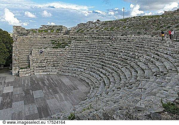 Griechisches Theater  Segesta  Sizilien  Italien  Europa