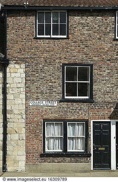 Großbritannien  England  York  Altstadt  Stadthaus