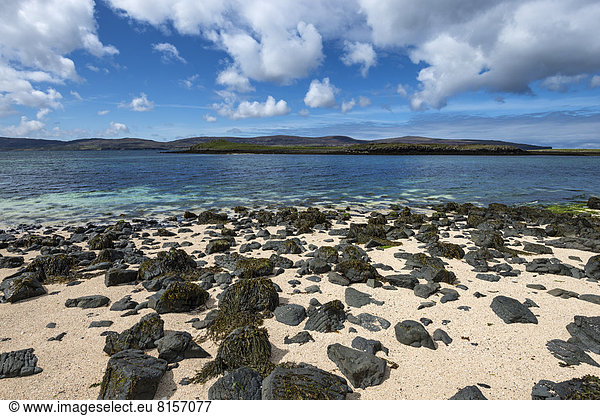 Großbritannien  Schottland  Blick auf Coral Beach bei Dunvegan