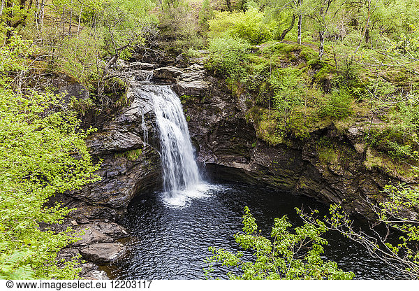 Großbritannien  Schottland  Highlands  Wasserfall