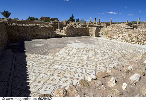 Große Bäder  römische Ruine Sufetula  Tunesien  Nordafrika  Afrika
