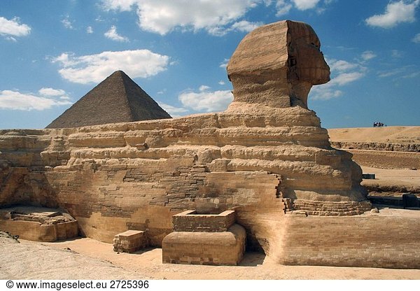 Große Sphinx und Cheops-Pyramide