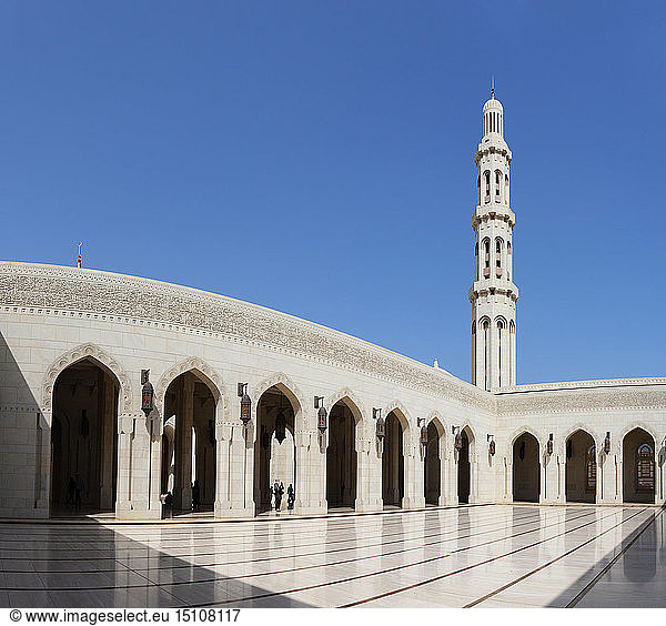 Große Sultan-Qaboos-Moschee  Muscat  Oman
