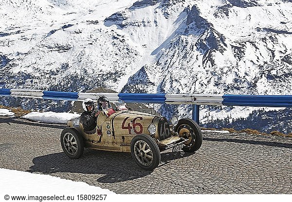 Großglockner Grand Prix 2017  Bugatti T 35B  Baujahr 1928  Straße zum Edelweißgipfel  Großglockner Hochalpenstraße  Großglockner  Österreich  Europa