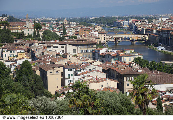 Großstadt Ansicht Florenz Italien