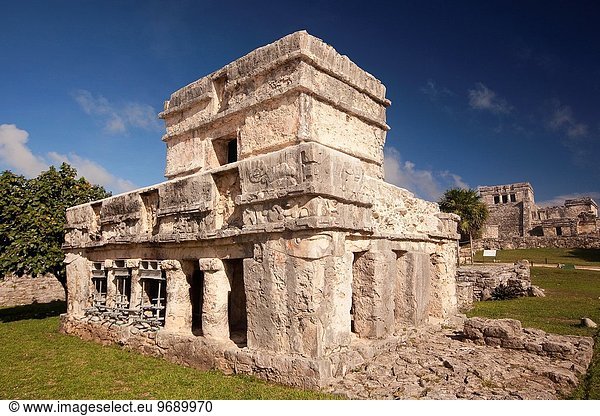 Großstadt Ausgrabungsstätte Nordamerika Mexiko Maya Quintana Roo Tulum