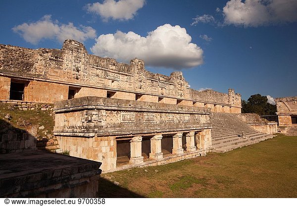 Großstadt Ausgrabungsstätte Ruine Mexiko Mittelamerika Nonne Maya Uxmal