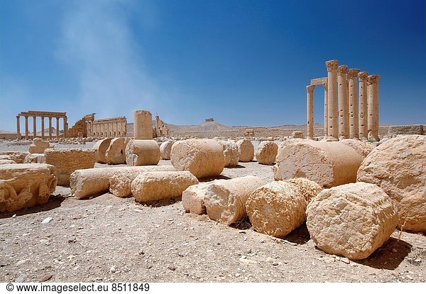 Großstadt Ruine antik Palmyra Syrien