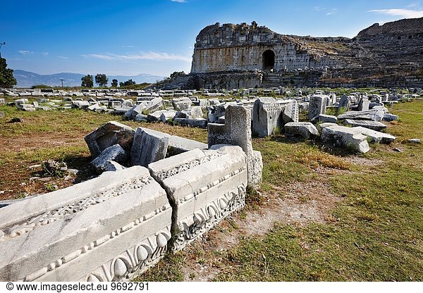 Großstadt Ruine antik Türkei Provinz Aydin