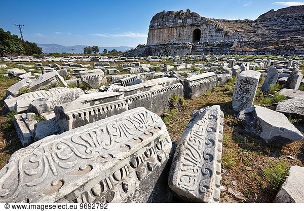 Großstadt Ruine antik Türkei Provinz Aydin