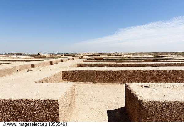 Grundmauern  altpersische Stadt Susa oder Schusch  Provinz Chuzestan  Iran