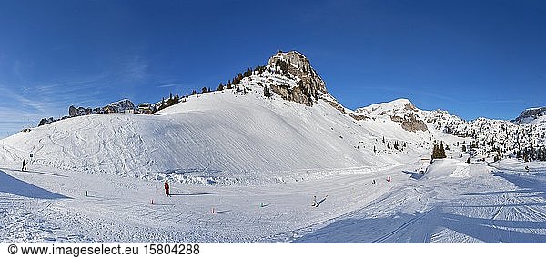 Gschöllkopf  ski area Rofan  Rofan  Maurach am Achensee  Tyrol  Austria  Europe