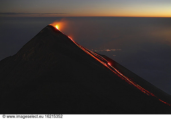 Guatemala  Fuego volcano