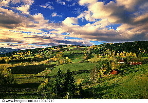 Gudbrandsdalen (valley) near Lillehammer