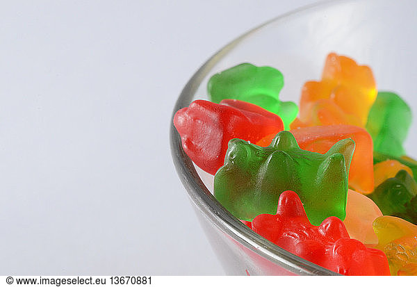 Gummy bears  a fruit gum candy.