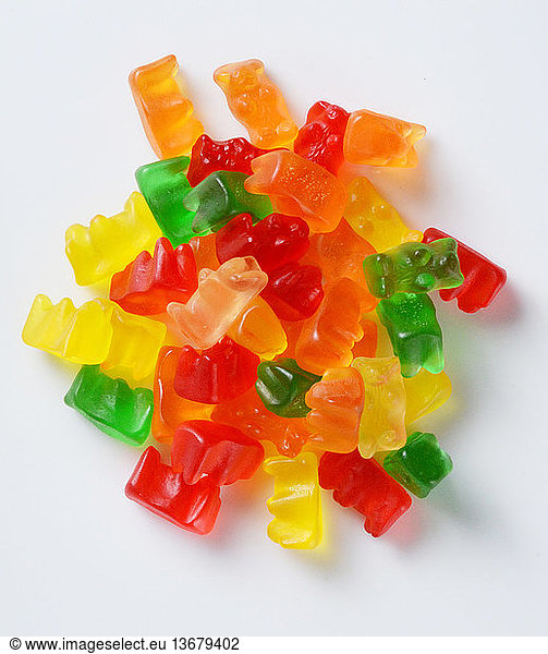 Gummy bears  a fruit gum candy.