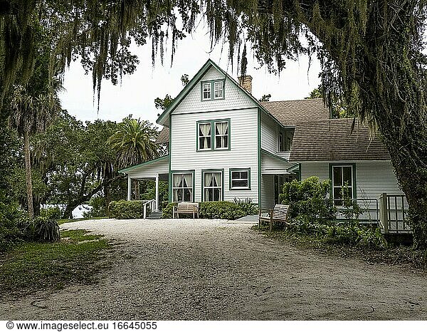 Guptill House at Historic Spanish Point in Osprey Florida in den Vereinigten Staaten.