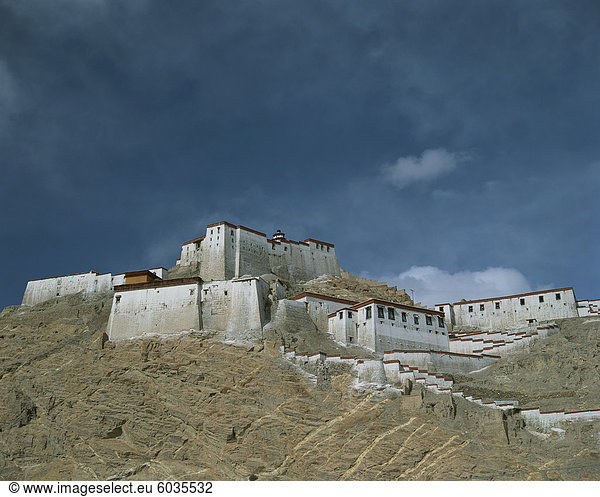 Gyantse Dzong Fort  Tibet  China  Asien