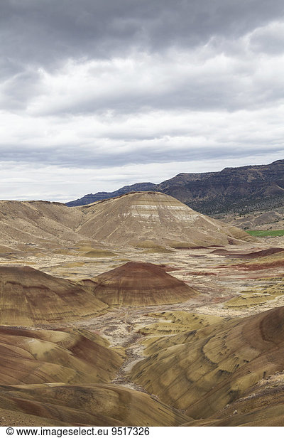 Hügel der Painted Hills  John Deer Fossil Beds  Oregon  USA  Nordamerika