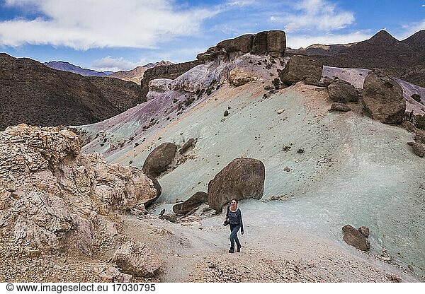 Hügel der sieben Farben  Uspallata  Provinz Mendoza  Argentinien